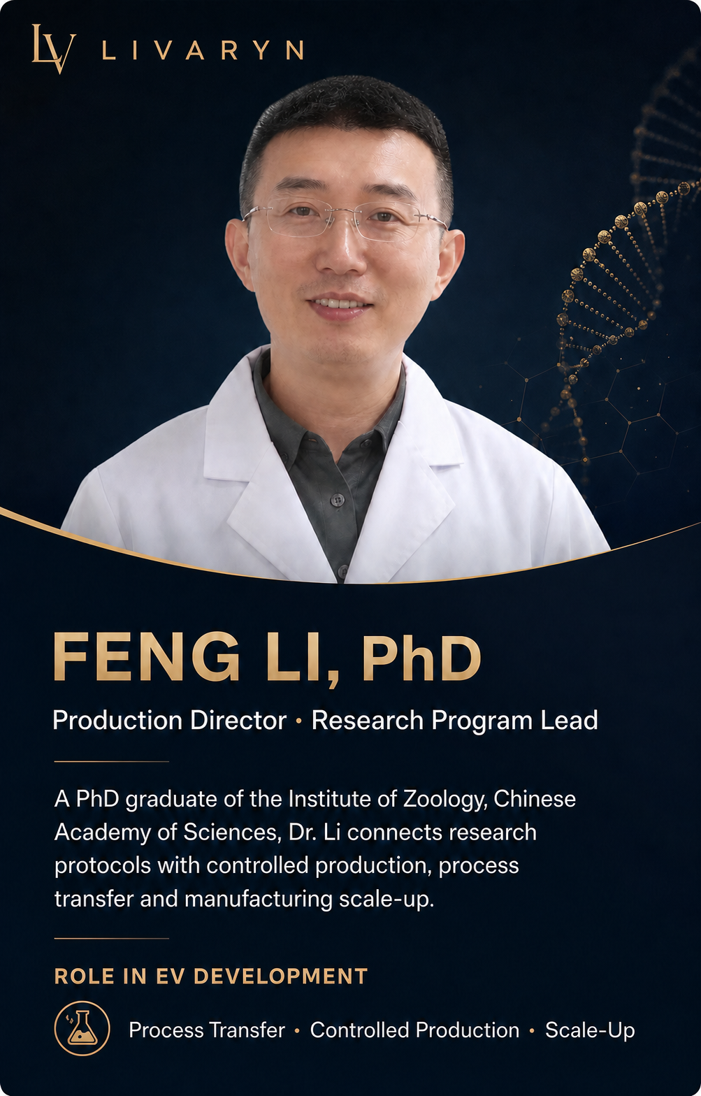 Feng Li, PhD profile card